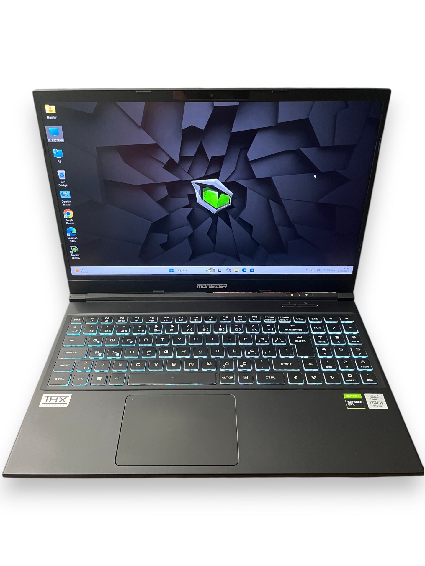 Monster Abra A5 V15.5 i5 10300H 16 Ram 512+256 GB SSD GTX 1650
