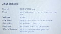 Asus VivoBook E402SA-WX167D / Intel Celeron N3060 / 4 Ram / 128 SSD / 14''