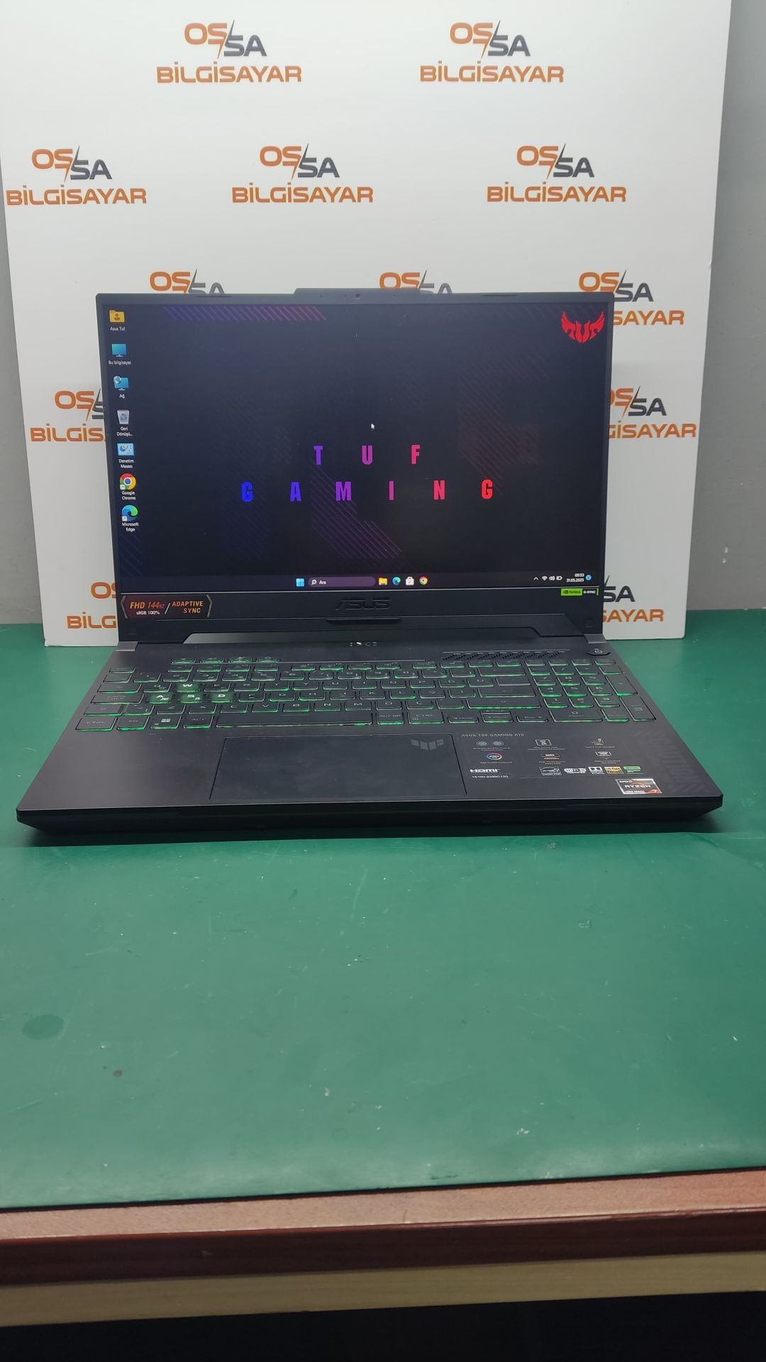 Garantili Faturalı Asus Tuf Ryzen7 16 RAM 512SSD RTX 4050 140W