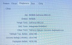 Lenovo V15-IWL / i7-8.Nesil / 8 Ram / 256 SSD / GeForce MX110 (2GB