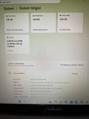 Asus X515FA-EJ116W i3 10110U 4 Ram 256 GB SSD