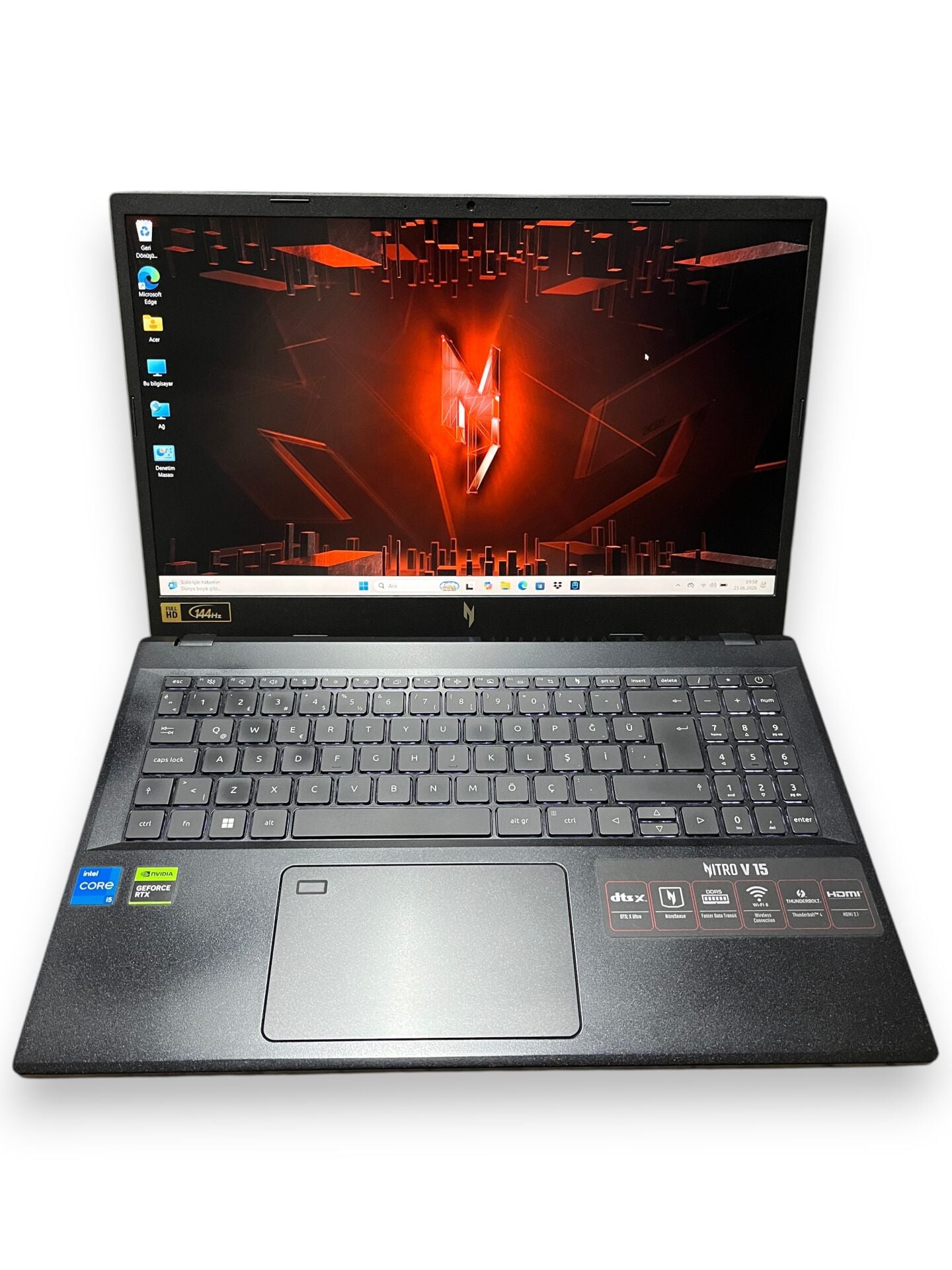 Kutulu Acer Nitro V 15 i5 13420H 8 Ram 512 GB SSD RTX 4050