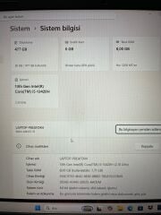Kutulu Acer Nitro V 15 i5 13420H 8 Ram 512 GB SSD RTX 4050