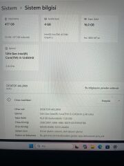 Kutulu Lenovo LOQ 15IAX9I i5 12450HX 16 Ram 512 GB SSD Arc A530M