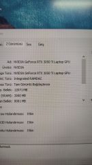 Monster Abra İ7.11.Nesil 16 RAM 512 SSD 3050 Ti 4 GB 17.3''