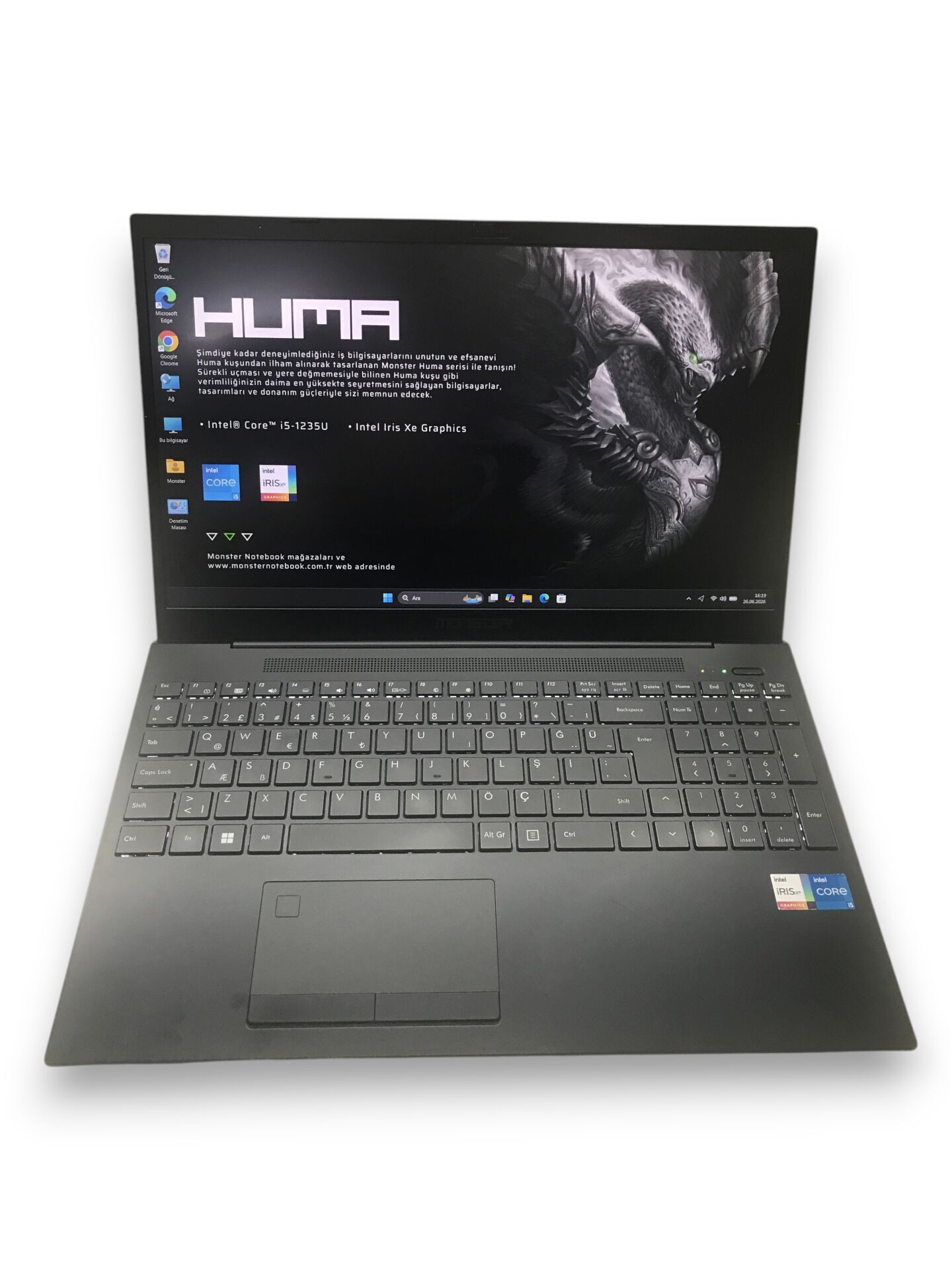 Monster Huma H5 V4.1 İ5-1235U 16 RAM 512 SSD 15.6'' FHD 120HZ