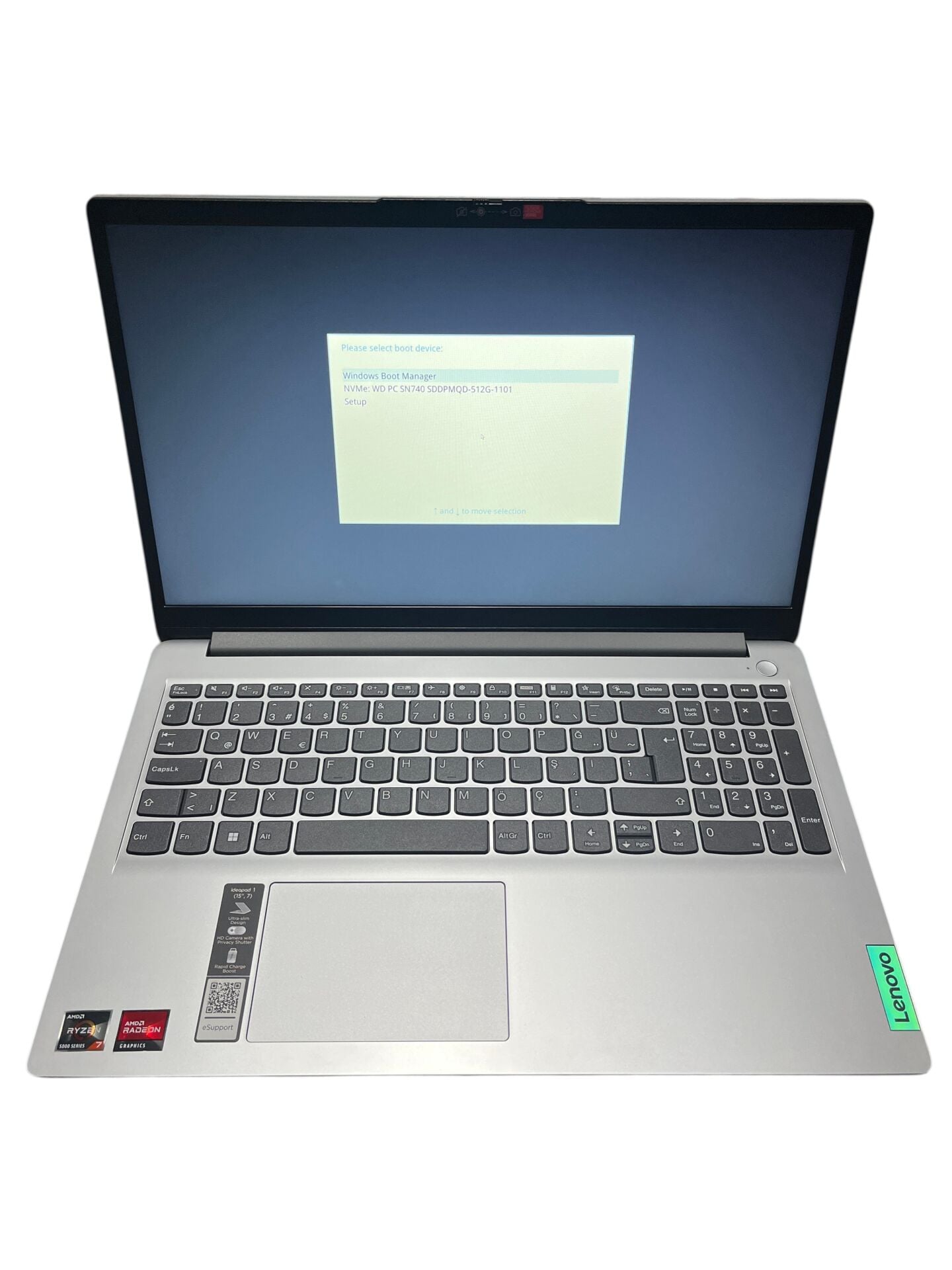 Kutulu Lenovo IdeaPad 1 15ALC7 Ryzen 7 5700U 16 Ram 512 SSD