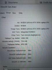 Garantili Excalibur İ5-13420H 16 RAM 1 TB SSD RTX 5050 8 GB 115W