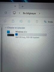 Garantili Excalibur İ5-13420H 16 RAM 1 TB SSD RTX 5050 8 GB 115W