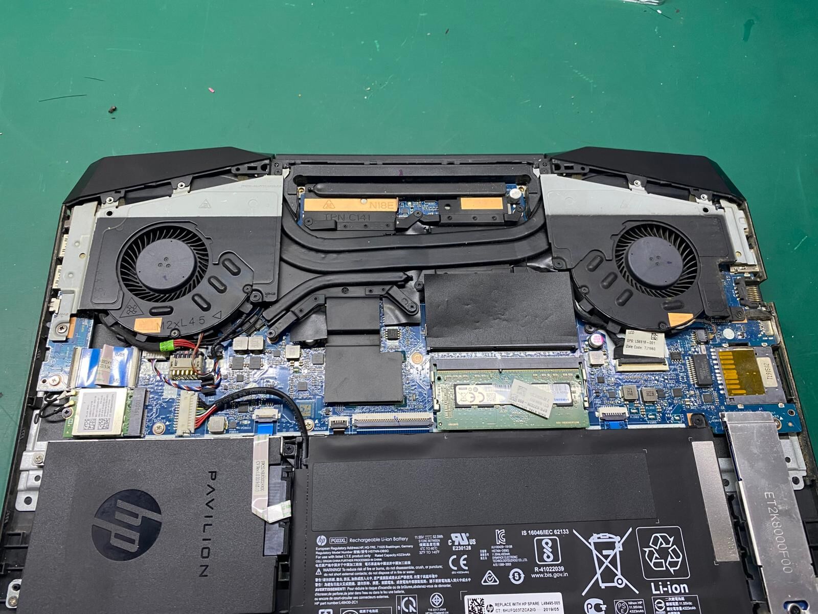 HP Pavılıon Anakart İ7-9.Nesil GTX 1650 Tİ 6 GB