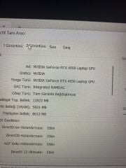 Garantili HP Victus İ7-13.Nesil 16 RAM 512 SSD RTX 4050 6 GB