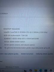 Asus TUF Gaming i5-10300H 8 RAM 512 SSD GTX 1650 4 GB