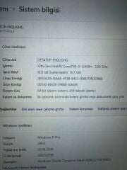 Monster Tulpar V23.3 i5-12450H 16 RAM 512 SSD RTX 4060 8 GB