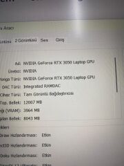 Msı THIN 15 İ5-12.Nesil 16 RAM 512 SSD RTX 3050 4 GB