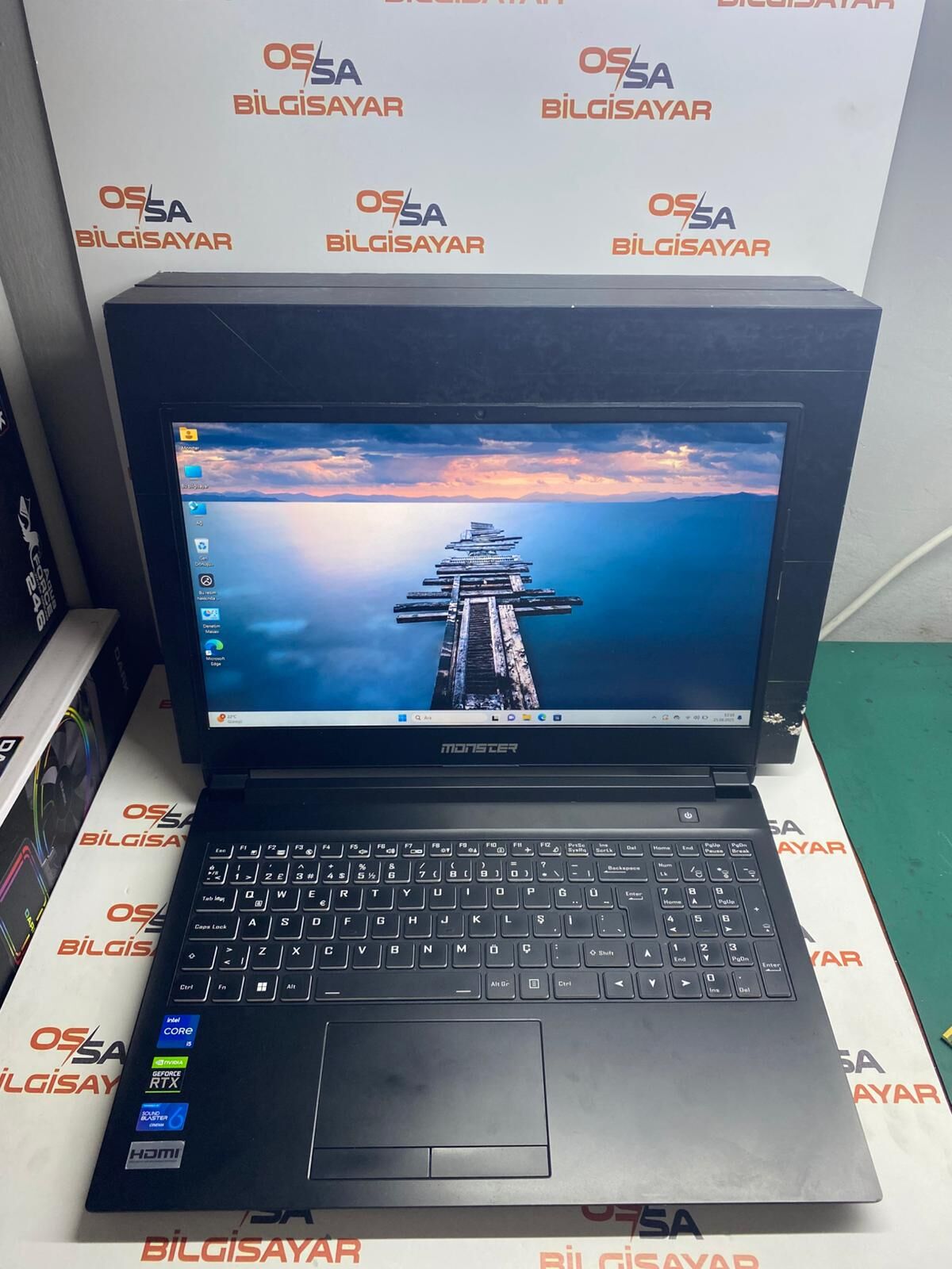 Monster Abra A5 V17.2 İ5-11:nesil 8 RAM 512 SSD RTX 3050 Tİ 4 GB
