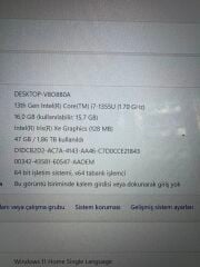 Garantili Kutulu Casper i7-1335U 16 RAM 2 TB SSD 14'' 2K QHD OLED