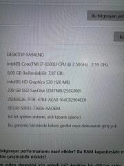 Lenovo ThinkPad X1 Carbon i5-6500U 8 RAM 256 SSD