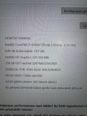 Lenovo ThinkPad X1 Carbon i5-6500U 8 RAM 256 SSD