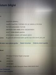 Excalibur G770 İ7-10.Nesil 16 RAM 512 SSD GTX 1650 Ti 4 GB