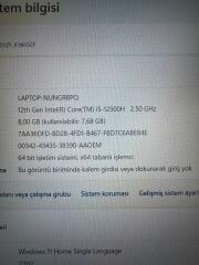 Asus Vİvobook i5-12500H 8 RAM 512 SSD RTX 2050 4 GB