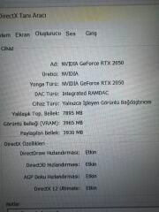 Asus Vİvobook i5-12500H 8 RAM 512 SSD RTX 2050 4 GB