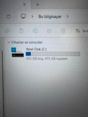 Dell G15 AMD R7 5800H 16 RAM 512 SSD NVİDİA RTX 3050 4 GB E.kart