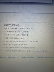 Hp 14-EP0011NT i3-N305 8 RAM 512 SSD 14''