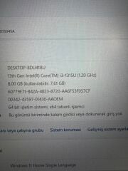 Garantili Kutulu Asus Vivobook E1504V i3-1315U 8 RAM 512 SSD