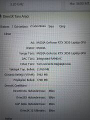 Kutulu Garantili Asus Tuf R7 7445HS 16 RAM 512 SSD RTX 3050 4 GB