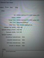 Garantili Asus TUF R7 7435HS 16 RAM 512 SSD RTX 4050 6 GB E.kart