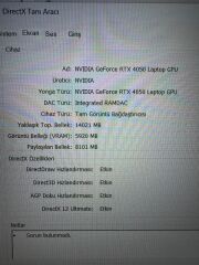 Garantili Asus TUF R7 7435HS 16 RAM 512 SSD RTX 4050 6 GB E.kart