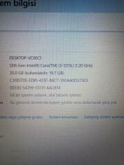 Lenovo İdeaPaad 3 15IAU7 i3-1215U 20 RAM 512 SSD