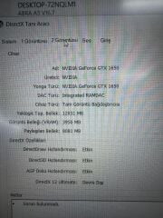 Monster İ5 11.nesil. / 16 Ram / 500 GB SSD / GTX 1650 4 GB