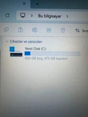 Kutulu HP 15S-EQ2015NT AMD R7 5700U 8 RAM 512 SSD