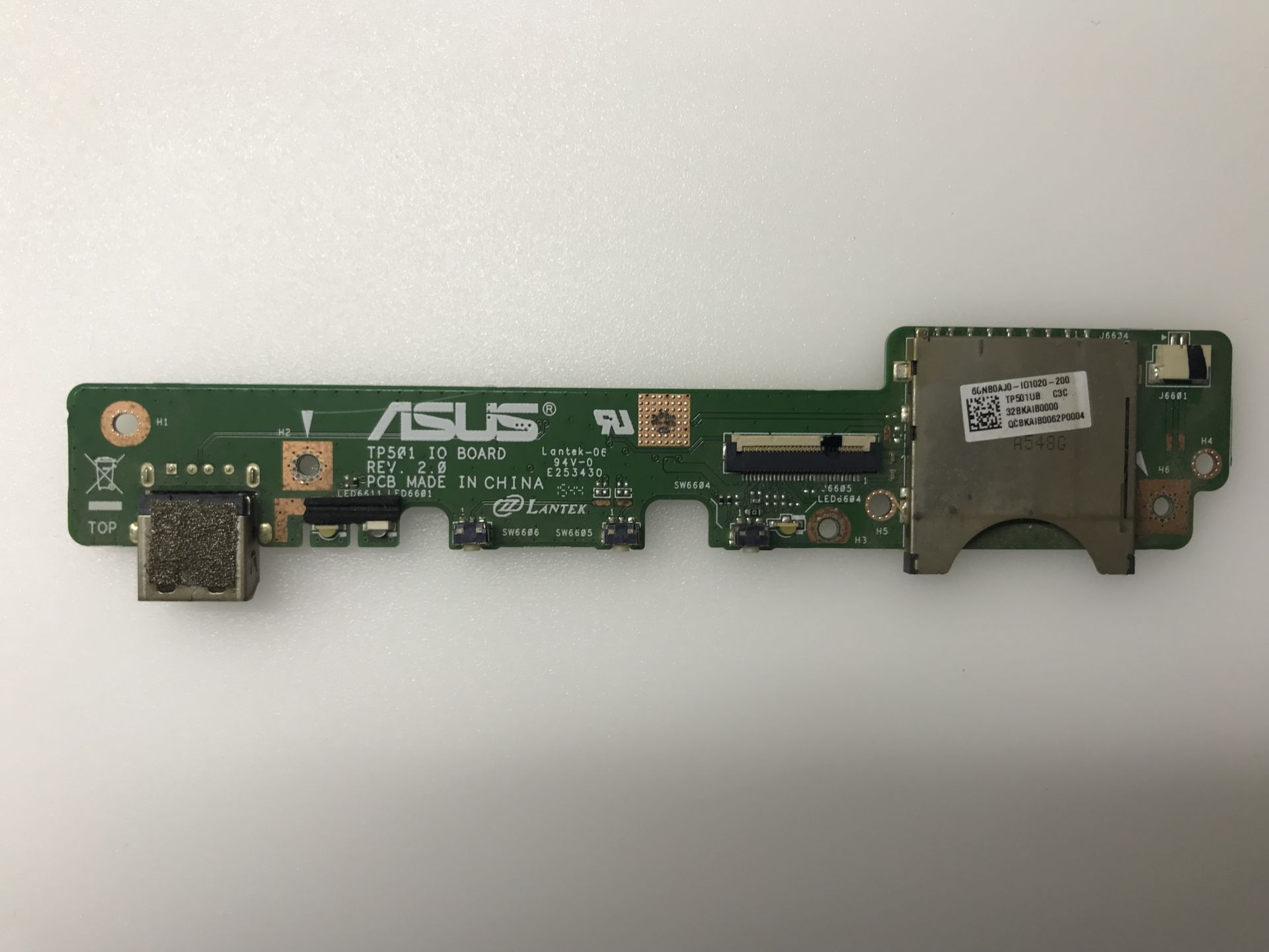 Asus TP501 TP501UA TP501UB TP501U Usb Tetik Butonu IO Board