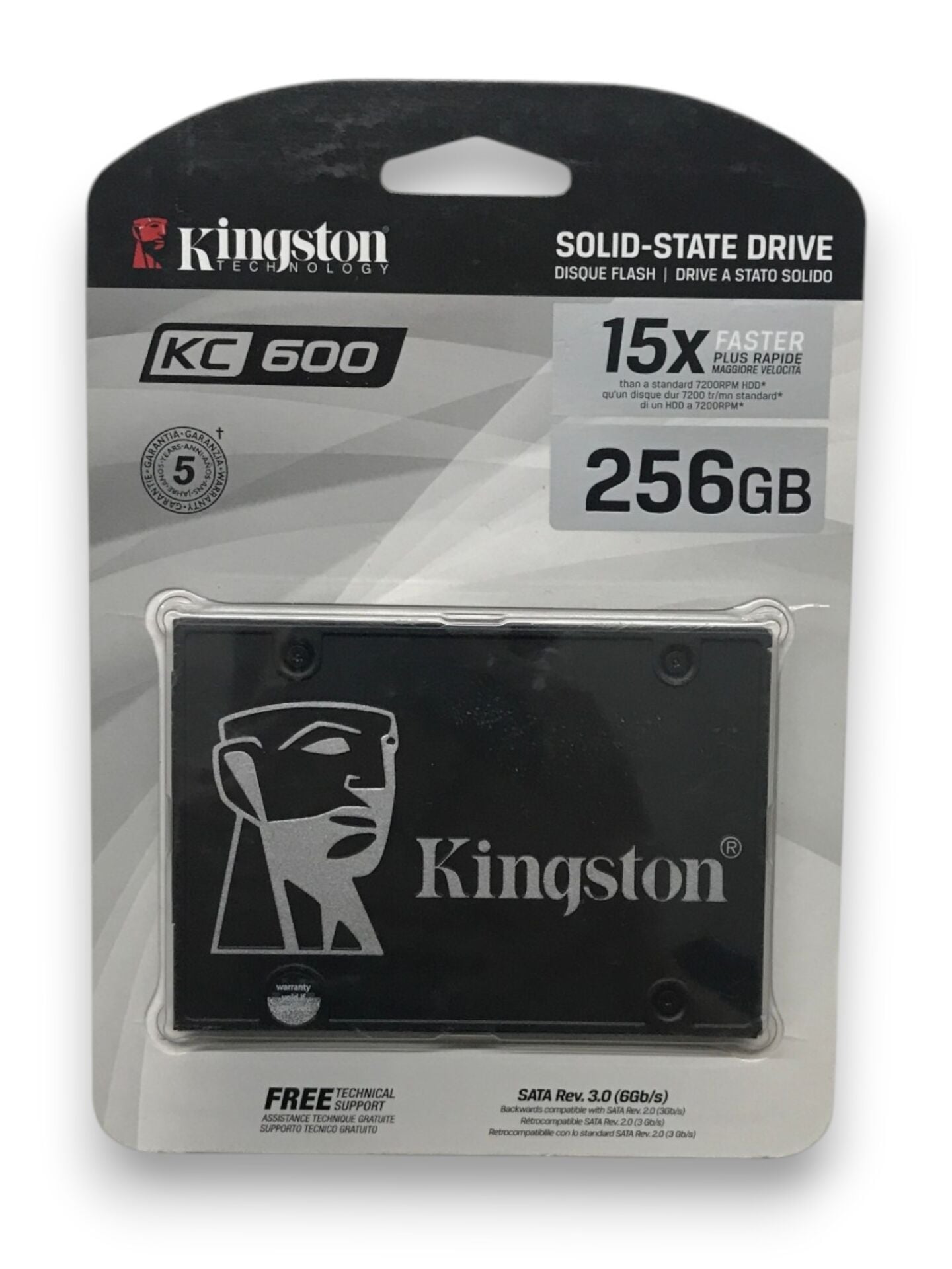 Kingston KC600 256 GB SATA Rev. 3.0 SSD SKC600/256G