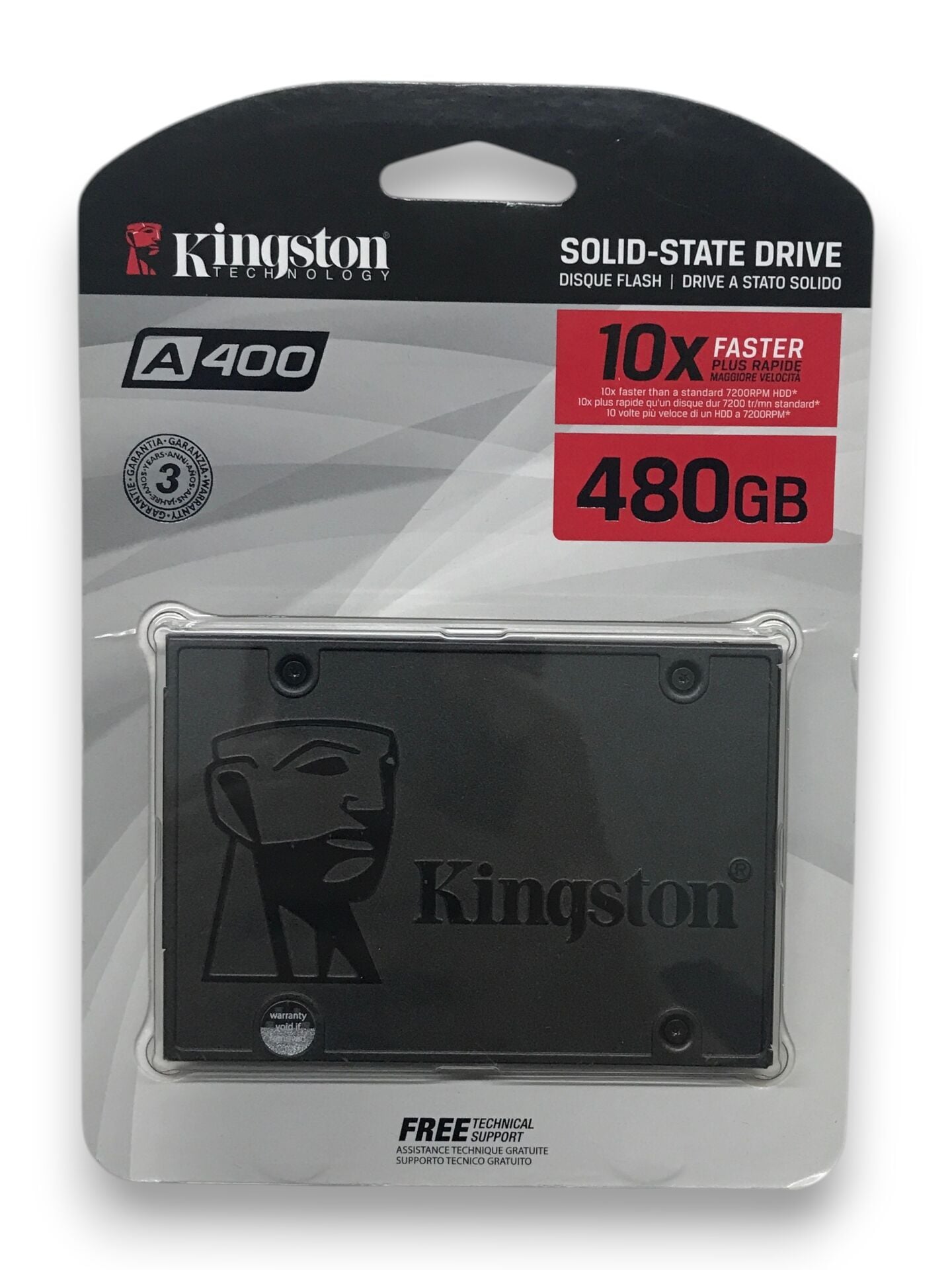 Kingston A400 480 GB SATA III, 6 Gb/sn SSD SA400S37/480G
