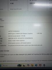 Lenovo Gaming R5 6600H / 8 Ram / 512 SSD / RTX 3050 4 GB