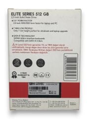 Hi-Level Elite Series 512 GB  SATA III SSD HLV-SSD30ELT/512G