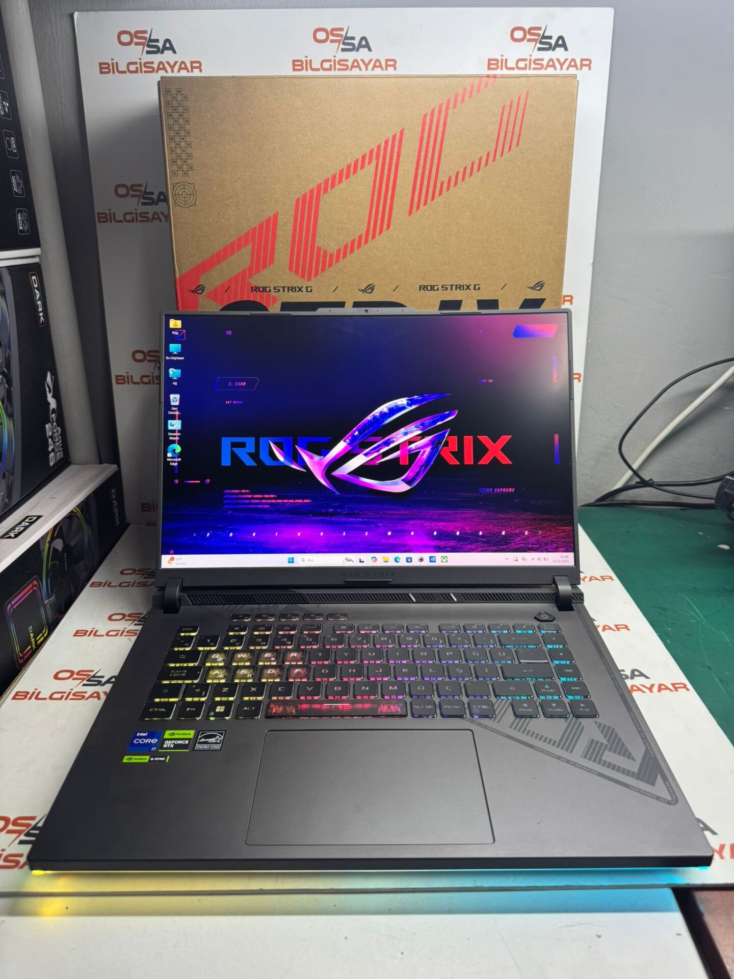 Rog Strix İ7 13.Nesil/ 16 Ram/ 512 SSD 1 TB SSD/ RTX 4050 6 GB