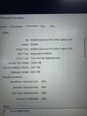 Rog Strix İ7 13.Nesil/ 16 Ram/ 512 SSD 1 TB SSD/ RTX 4050 6 GB