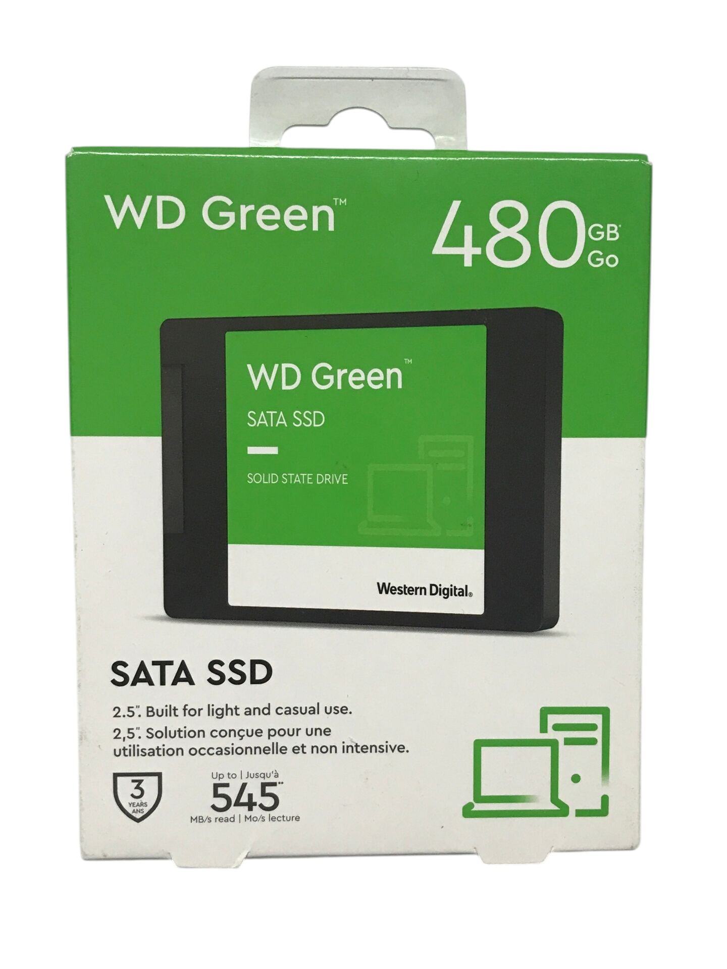 Western Digital WD GREEN 480 GB Sata SSD WDS480G3G0A-00BJG0