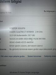 Hp Victus İ7 14.Nesil / 32 Ram / 512 SSD / RTX 4070 8 GB