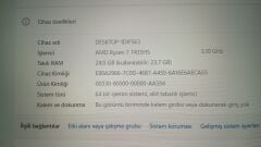 Lenovo LOQ Ryzen 7 7435HS 24GB Ram 512 SSD RTX 4050 6 GB