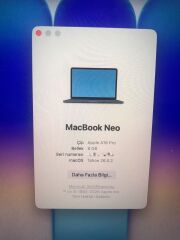 Apple MacBook Neo A3404 A18 Pro 8/512 13'' 2K Liquid Retina