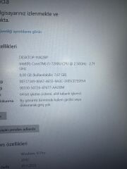 Lenovo ThinkPad İ5 7.Nesil / 8 Ram / 256 SSD