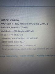 Hp 255 G9 AMD R7 5825U 8 RAM 512 SSD