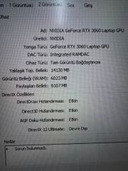 Acer Nitro 5 İ7-10750H 16 RAM 512 SSD TX 3060 6 GB 17.3'' 144Hz