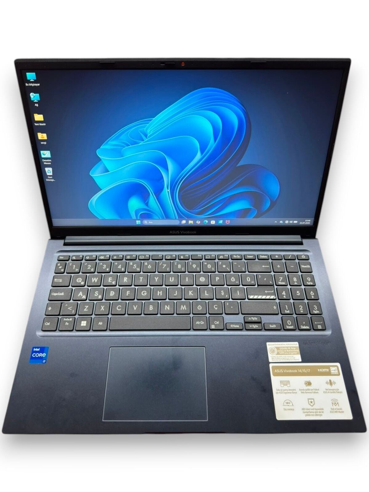 Garantili Asus Vivobook i7-1355U 8 RAM 512 SSD