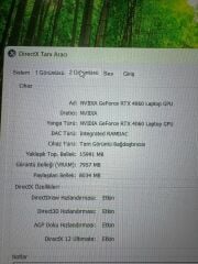 Dell İ7 13.Nesil / 16 Ram / 512 SSD / RTX 4060 8 GB